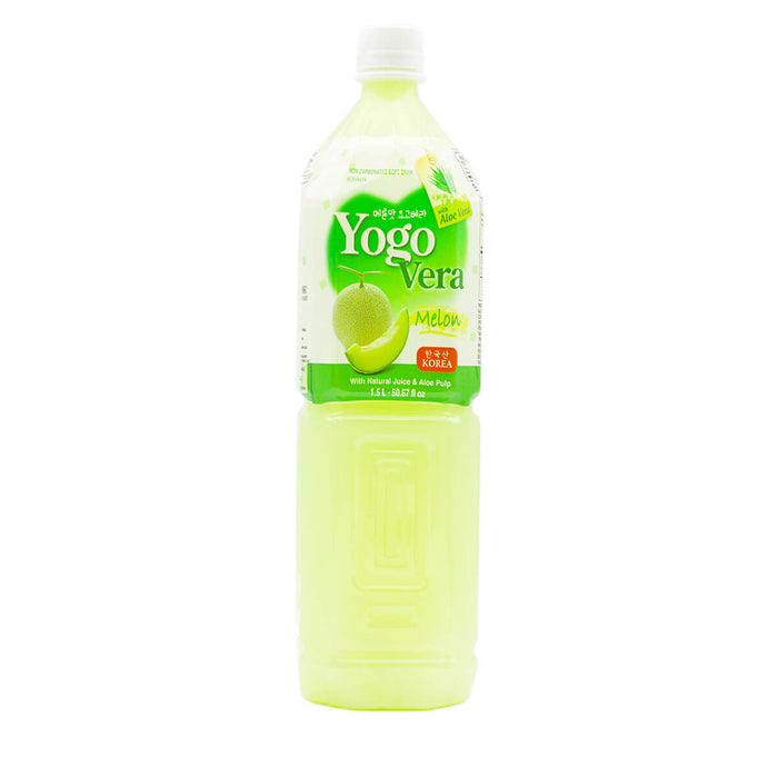 Yogo Vera Non Carbonated Soft Drink with Aloe Vera Melon Flavor 1.5L