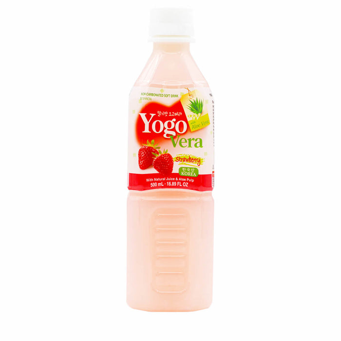 Yogo Vera Non Carbonated Soft Drink with Aloe Vera Strawberry Flavor 500ml