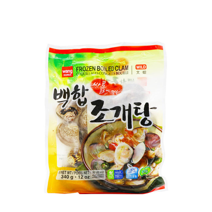 Wang Korea Frozen Boiled Clam (Wild) 12oz