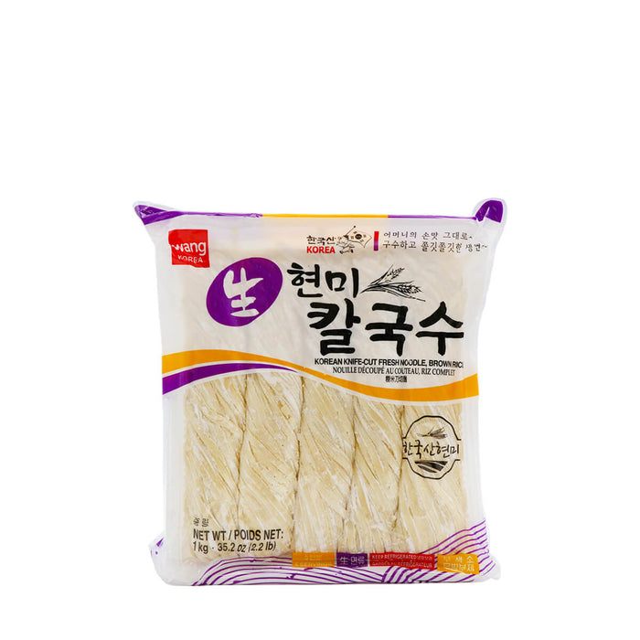 Wang Korean Knife-Cut Fresh Noodle, Brown Rice 2.2lb