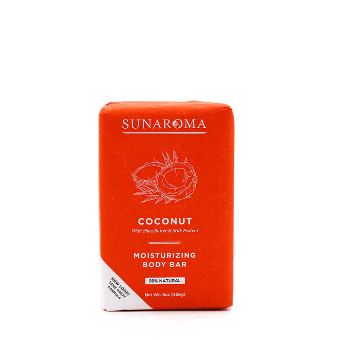 Sunaroma Coconut Moisturizing Body Bar 8oz