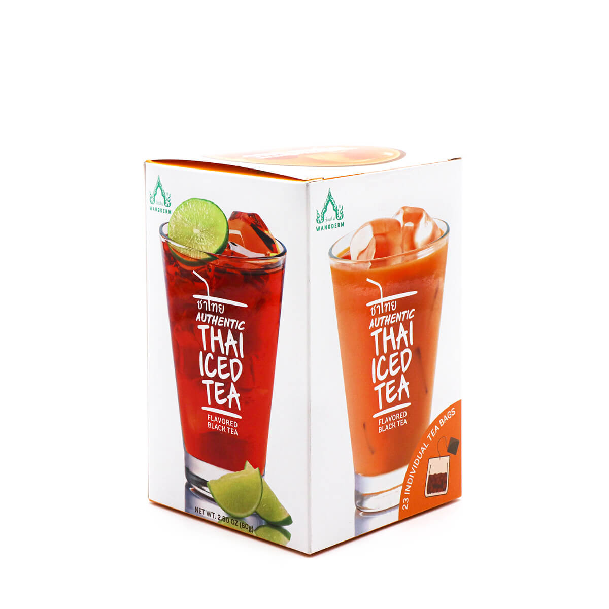 Wangderm Authentic Thai Iced Tea Flavored Black Tea 2.80oz H Mart