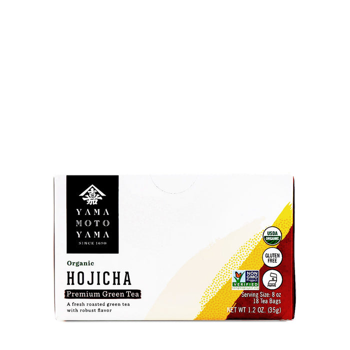 Yamamotoyama Organic Hojicha 18 Tea Bags, 1.2oz