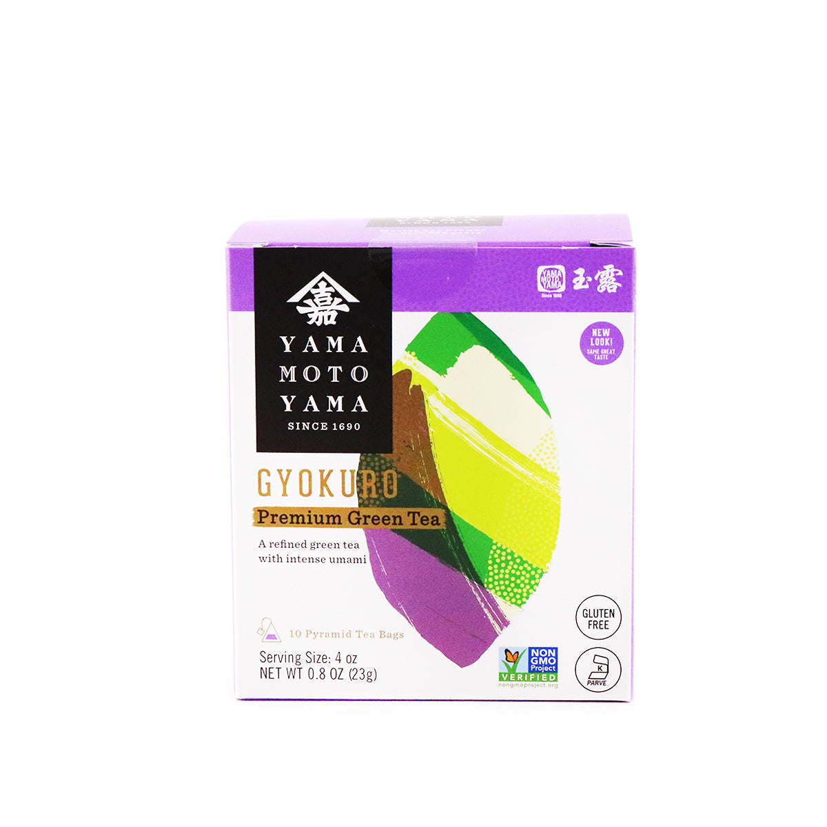 Yamamotoyama Gyokuro Premium Green Tea 10 Pyramid Tea Bags, 0.8oz