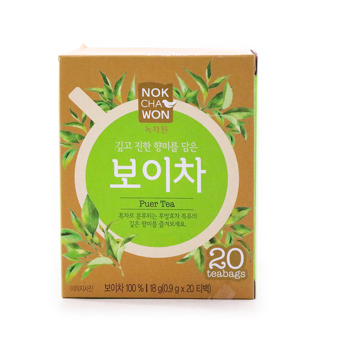 Nokchawon Puer Tea 20 Tea Bags 0.63oz