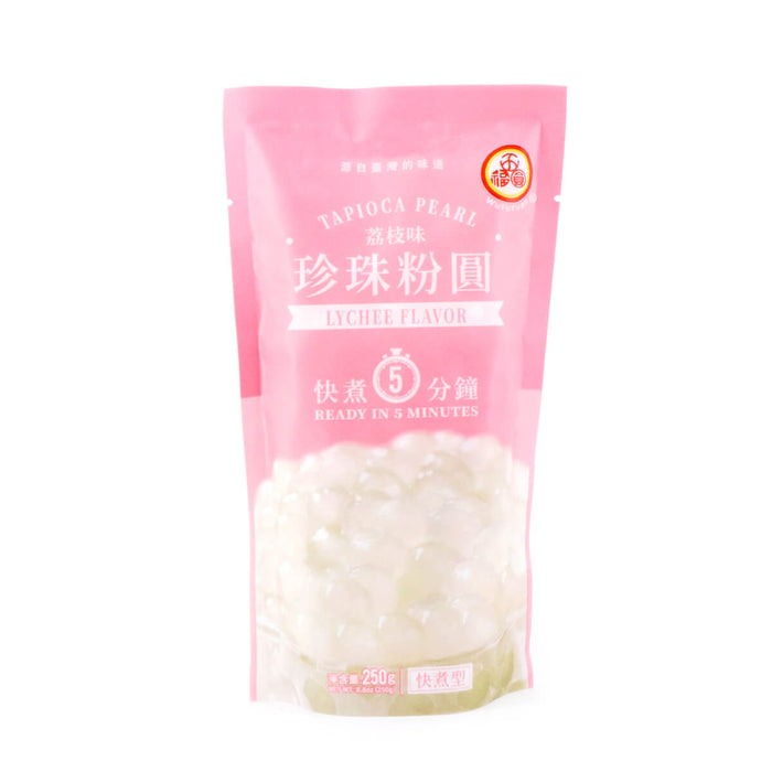 WuFuYuan Tapioca Pearl Lychee Flavor 250g