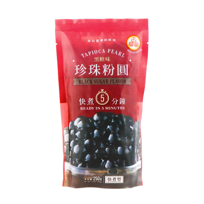 WuFuYuan Tapioca Pearl Black Sugar Flavor 250g