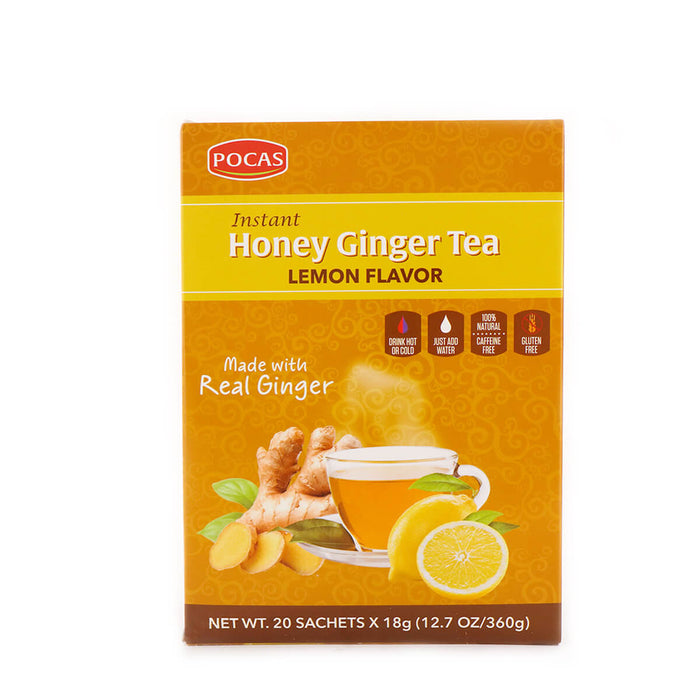 Pocas Honey Ginger Tea Lemon Flavor 20Sachets 12.7oz