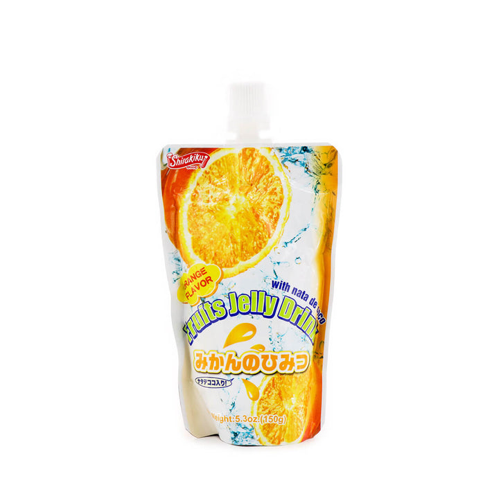 Shirakiku Fruit Jelly Drink Orange Flavor 5.3oz