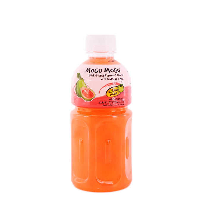 Mogu Mogu Pink Guava Drink with Nata De Coco 320ml