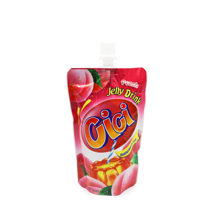 Cici Jelly Drink Peach Flavor 5.3oz