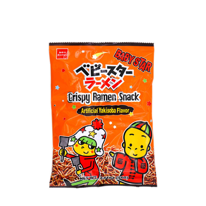 Baby Star Crispy Ramen Snack Yakisoba Flavor 2.64oz