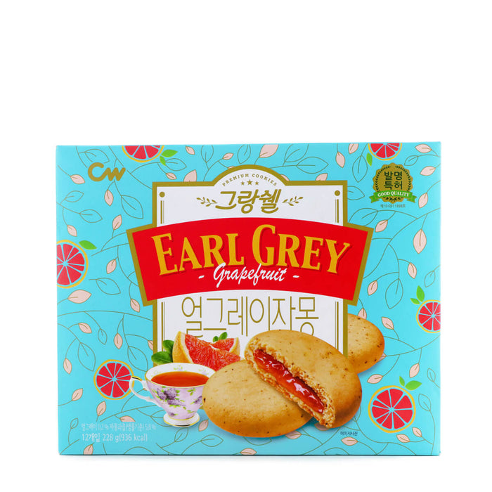 CW Grand Shell Cookie Earl Grey Grapefruit 12 Packs, 228g