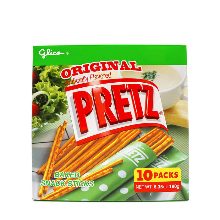 Glico Original Pretz Baked Snack Sticks 10 packs, 6.35oz