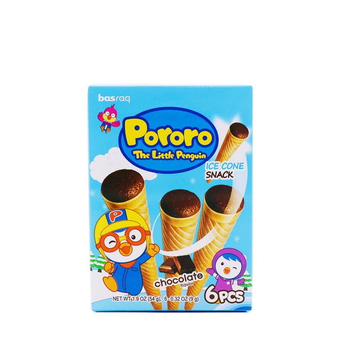 Basraq Pororo Chocolate Ice Cone Snack 1.9oz