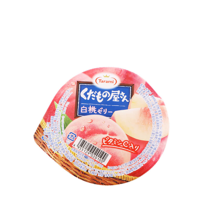 Tarami Kudamonoyasan White Peach Jelly 5.6oz