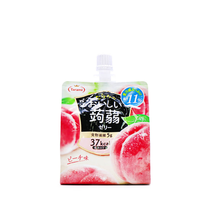 Tarami Oishii Konjac Jelly Peach Flavor 150g