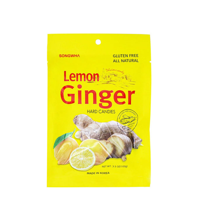 Songwha Lemon Ginger Hard Candies 3.5oz