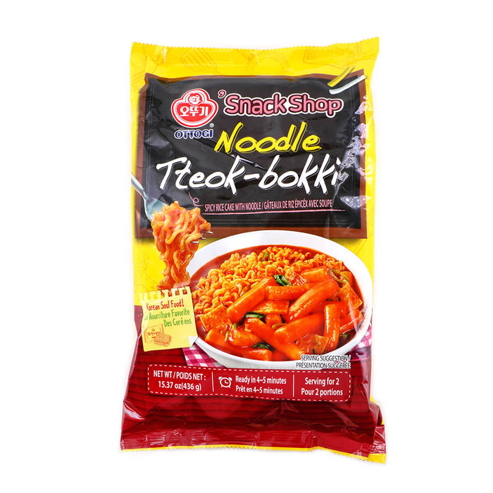 Ottogi Noodle Tteok-Bokki / Spicy Rice Cake With Noodle 15.37oz