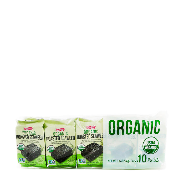 Shirakiku Organic Roasted Seaweed 4g x 10 packs