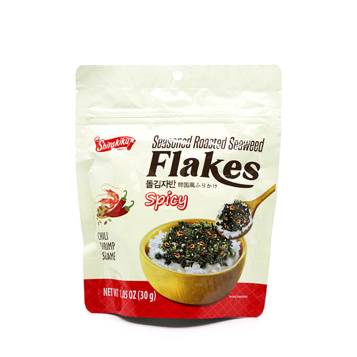 Shirakiku Seasoned Roasted Seaweed Flakes (Spicy) 1.05oz