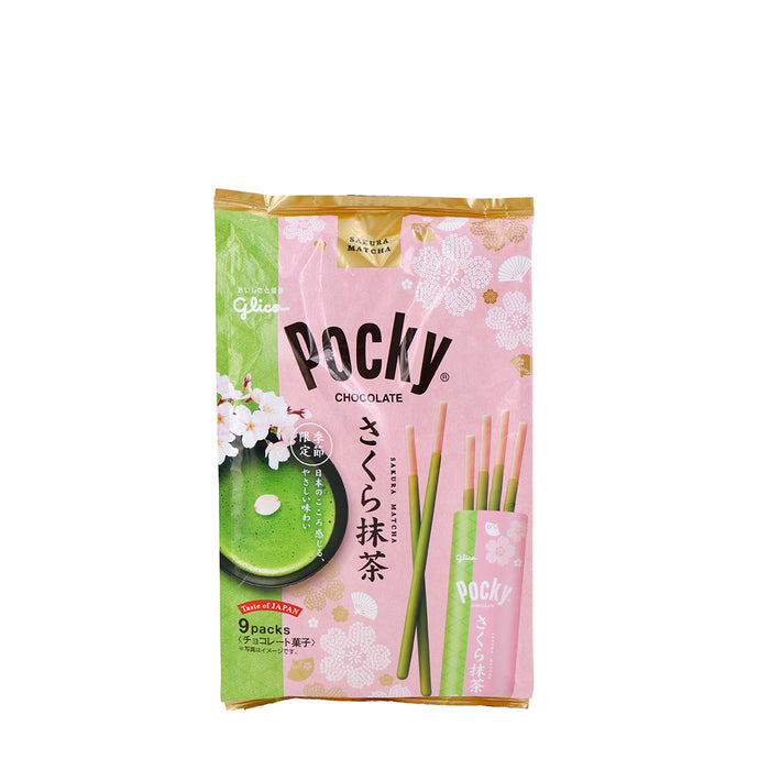 Glico Pocky Sakura Matcha 4oz