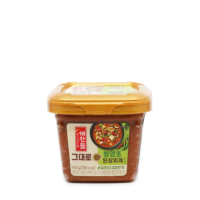 Haechandle Hot Pepper Flavor Soybean Paste for Stew 450g