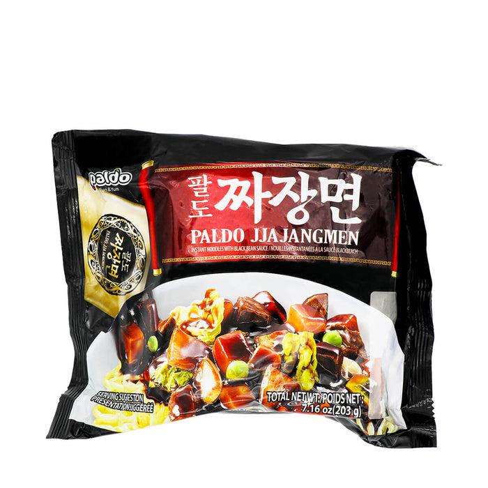 Paldo Jjajangmen Instant Noodles with Black Bean Sauce 7.16oz