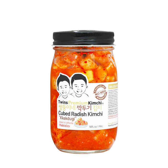 Twins Premium Kimchi Cubed Radish Kimchi "Kkakdugi" 16fl.oz
