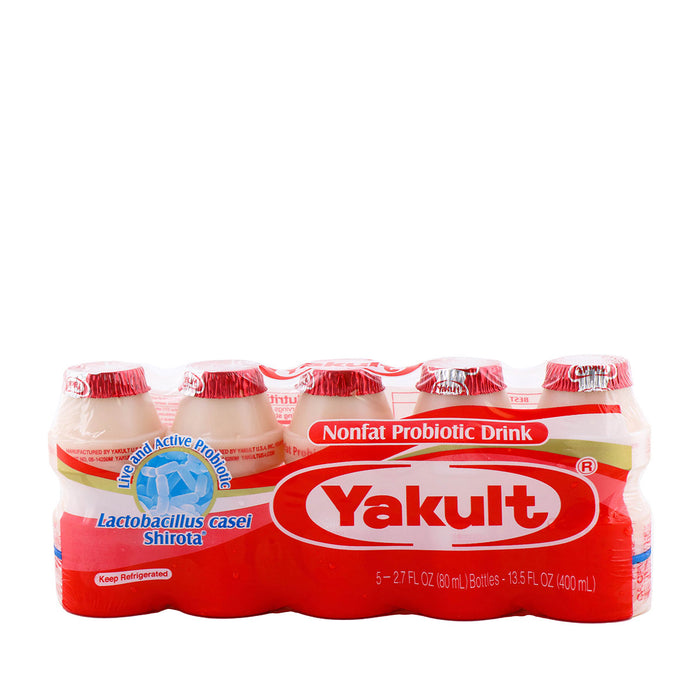 Yakult Nonfat Probiotic Drink 5 Bottles x 2.7oz