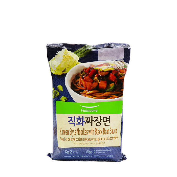 Pulmuone Korean Style Noodles with Black Bean Sauce 22.57oz