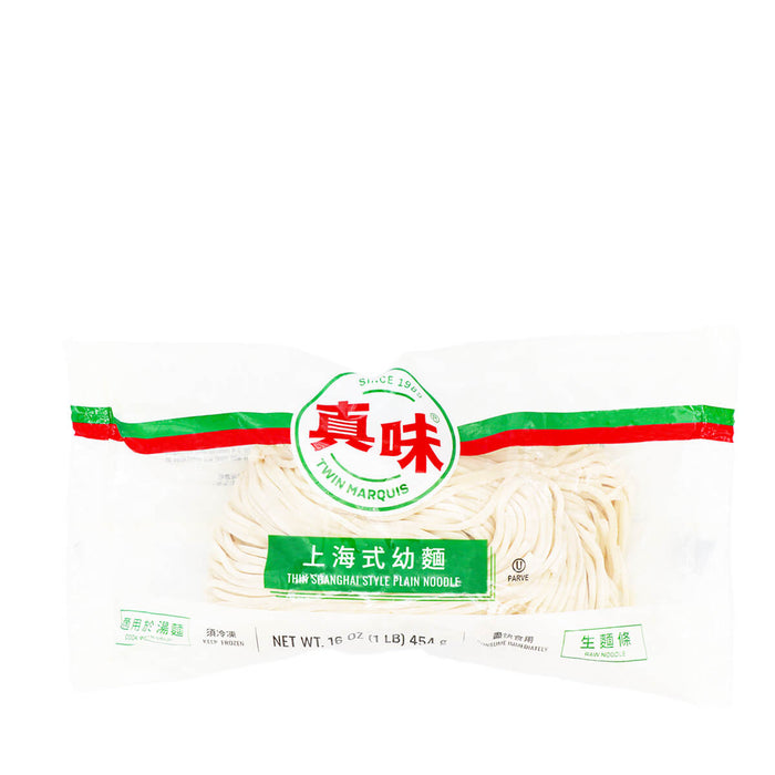 Twin Marquis Thin Shanghai Style Plain Noodle 16oz
