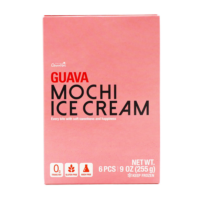 Greenhat Guava Mochi Ice Cream 9oz