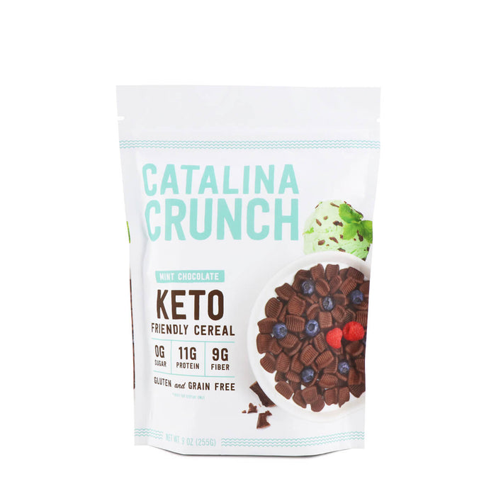 Catalina Crunch Mint Chocolate Keto Friendly Cereal 9oz
