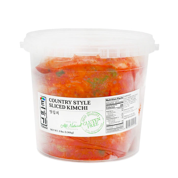 Tobagi Country Style Sliced Kimchi 3lbs (1.36kg)