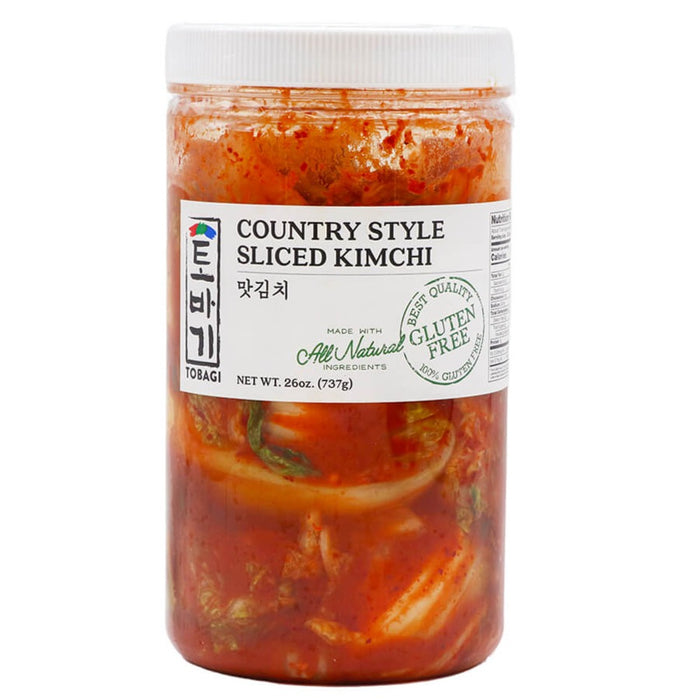 Tobagi Country Style Sliced Kimchi 26oz (737g)