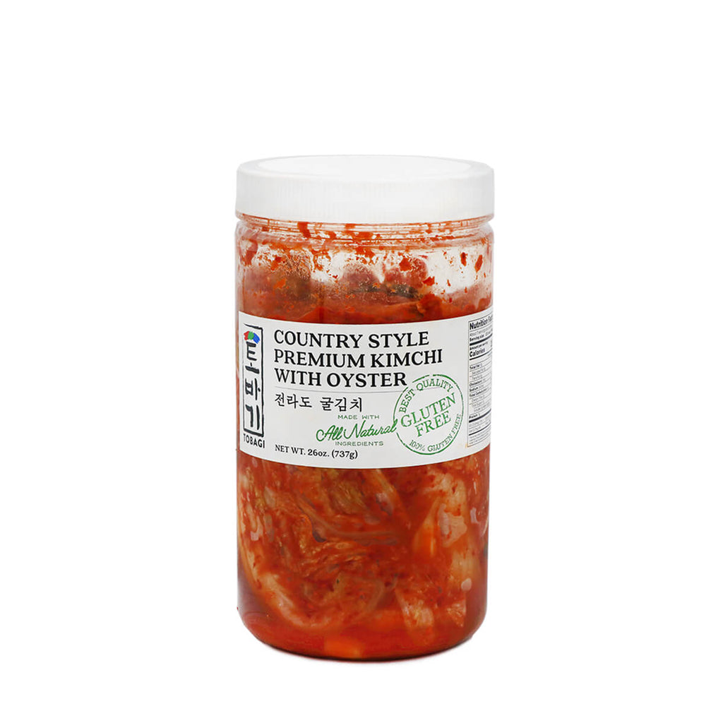 Tobagi Country Style Premium Kimchi with Oyster 26oz