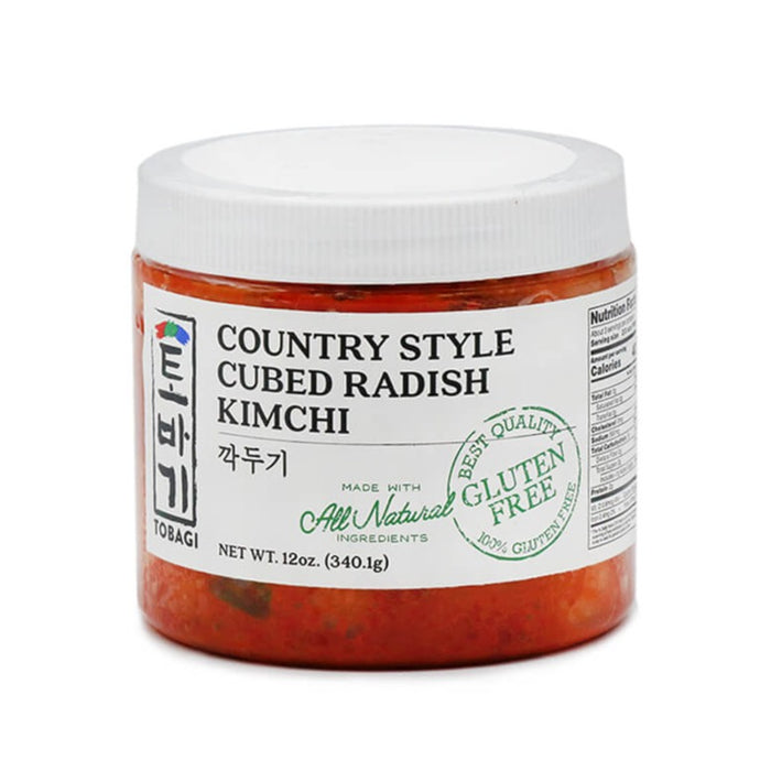 Tobagi Country Style Cubed Radish Kimchi 12oz