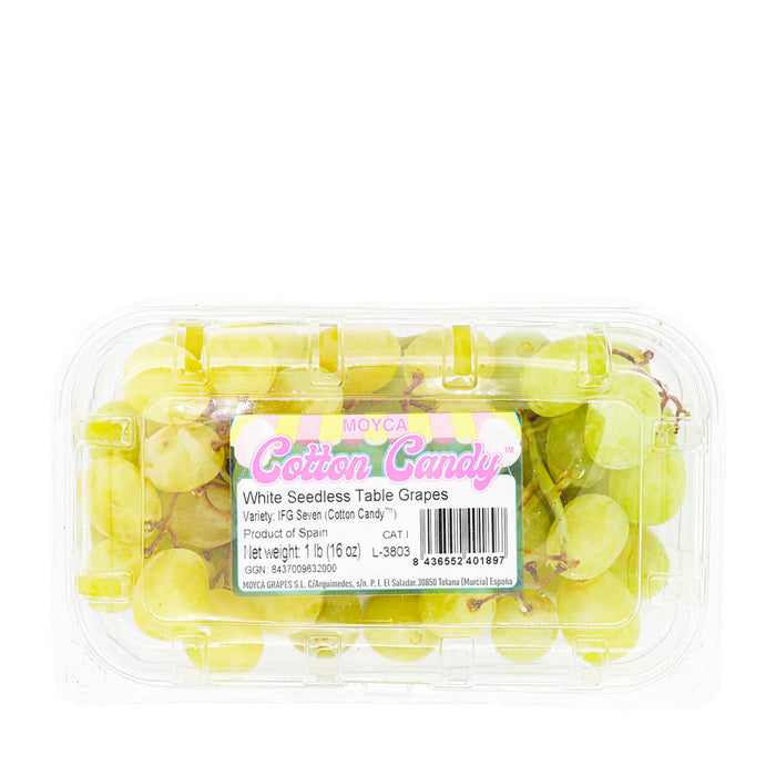 Moyca Cotton Candy White Seedless Table Grapes 1lb