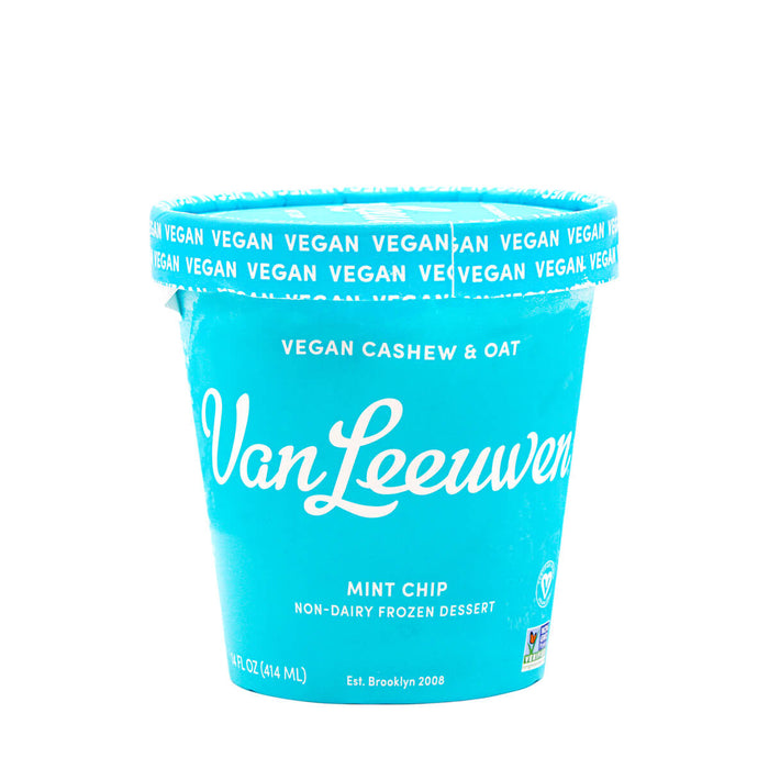 Van Leeuwen Vegan Cashew & Oat Mint Chip Non-Dairy Frozen Dessert 14fl.oz