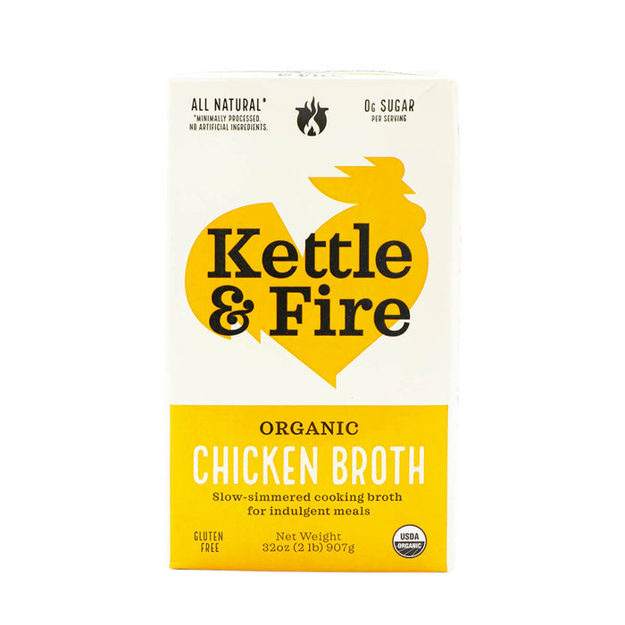 Kettle & Fire Organic Chicken Broth 32oz