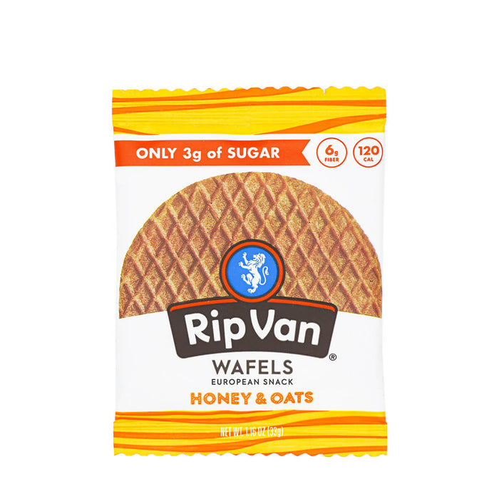 Rip Van Wafels European Snack Honey & Oats 1.16oz