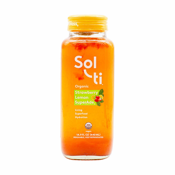 Sol-ti Organic Strawberry Lemon SuperAde 14.9fl.oz