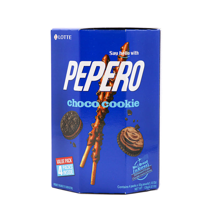 Lotte Pepero Choco Cookie Value Pack 4 Packs x 32g