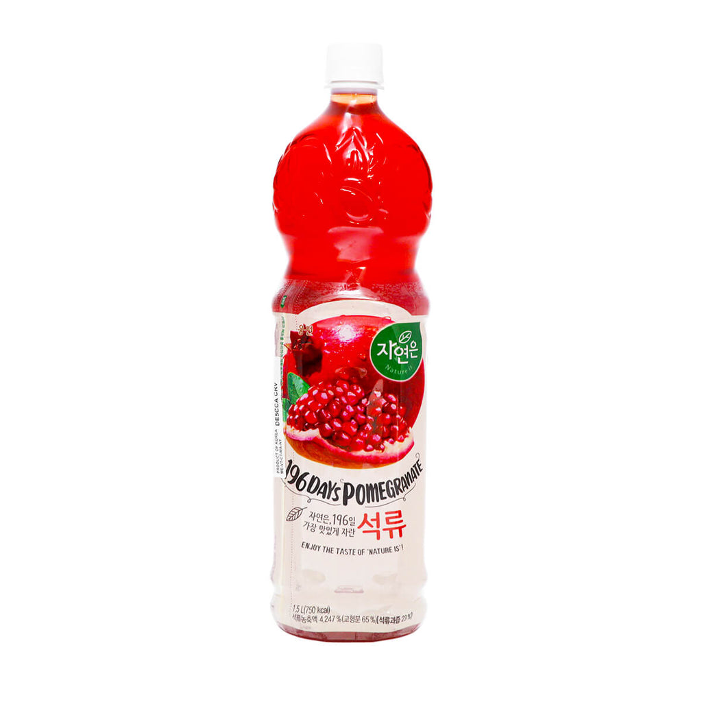 POMEGRANATE ジュース Woongjin 196 Days Pomegranate Drink 1.5L — H Mart Manhattan Delivery