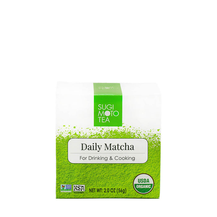 Sugimoto Organic Tea Daily Matcha for Drinking & Cooking 2oz