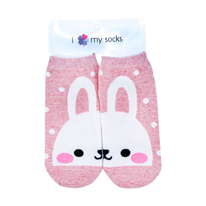 I Love My Socks Pink Rabbit 1 Pair