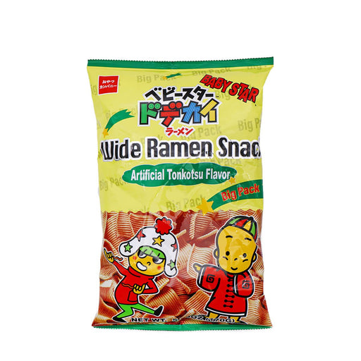 Baby Star Wide Ramen Snack Artificial Tonkotsu Flavor 5.99oz - H Mart Manhattan Delivery