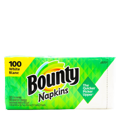 Bounty Napkins 100 White Blanc 100 1-Ply Napkins - H Mart Manhattan Delivery