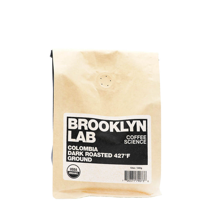 Brooklyn Lab Colombia Dark Roasted 427F Ground Coffee 12oz - H Mart Manhattan Delivery